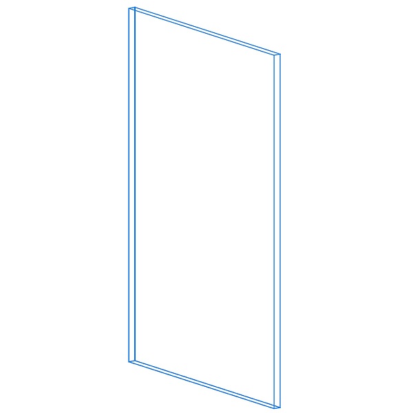 Base End Panel AutoCad Drawing