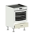 Under Bench Oven Open