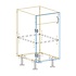1 Door Sink Base Cabinet AutoCad