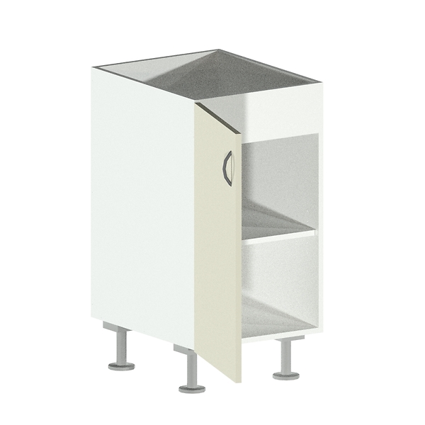 1 Door Sink Base Cabinet Open