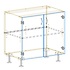 2 Door Base Cabinet Drawing AutoCad