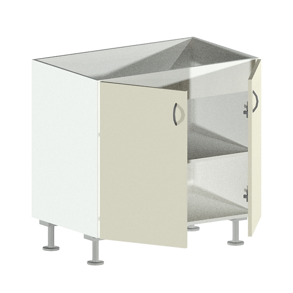 2 Door Sink Base Open