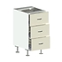 3 Drawer Base Cabinet Open