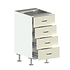 4 Drawer Base Cabinet Open