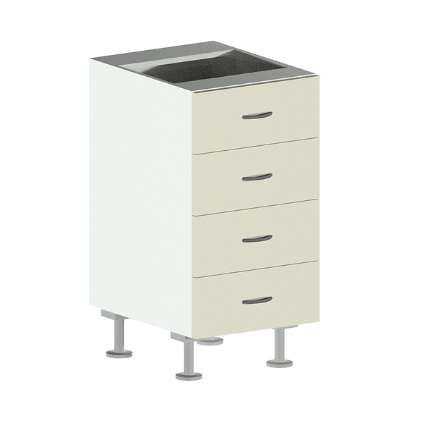 4 Drawer Base Cabinet