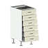 6 Drawer Base Cabinet Open