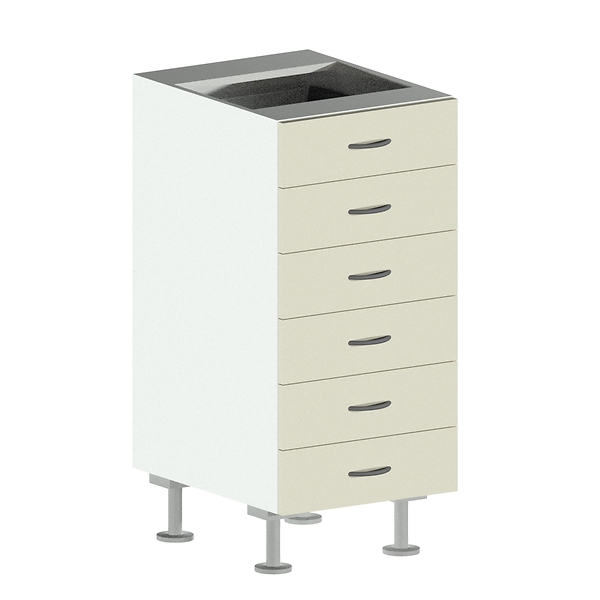 6 Drawer Base Cabinet