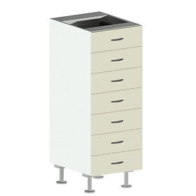 7 Drawer Base Cabinet