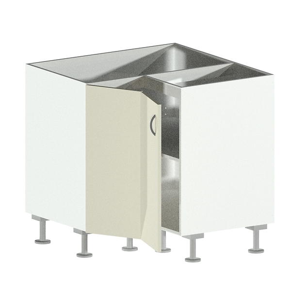 Corner Cabinet Open