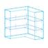 Open Upper Corner AutoCad Drawing