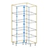 Tall Corner Cabinet AutoCad Drawing