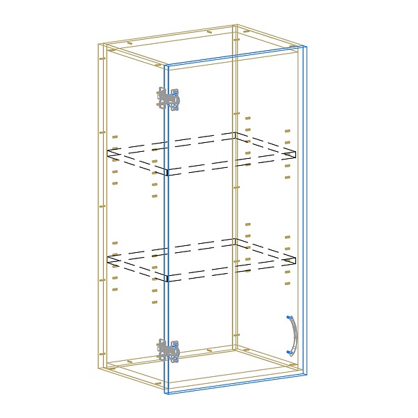 1 Door Upper AutoCad Drawing