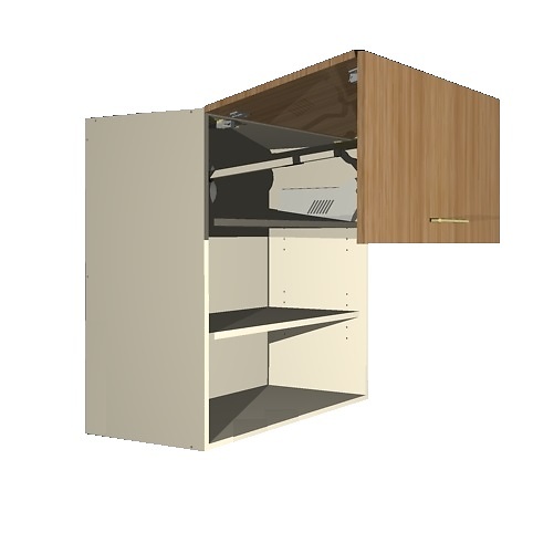 Lift Up Double Door Cabinet Open
